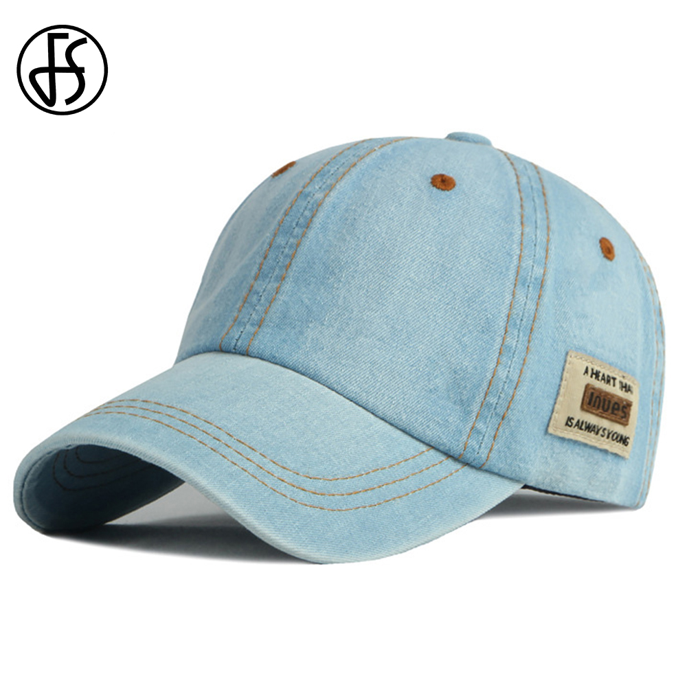 Cap Streetwear Brand - Бейсболка FS Brand из синего денима