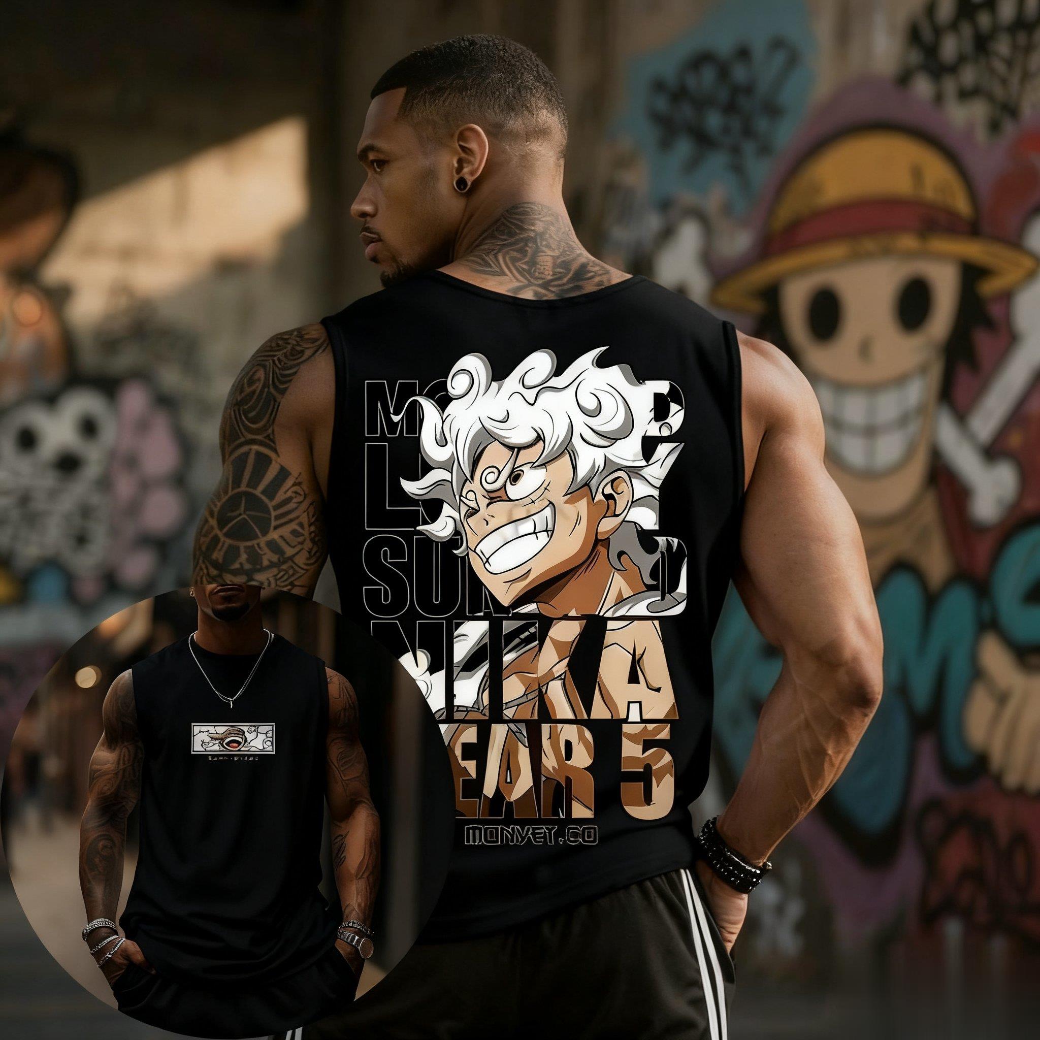 Цельная майка Luffy Gear 5, му – обзор и цена Cap Streetwear Brand